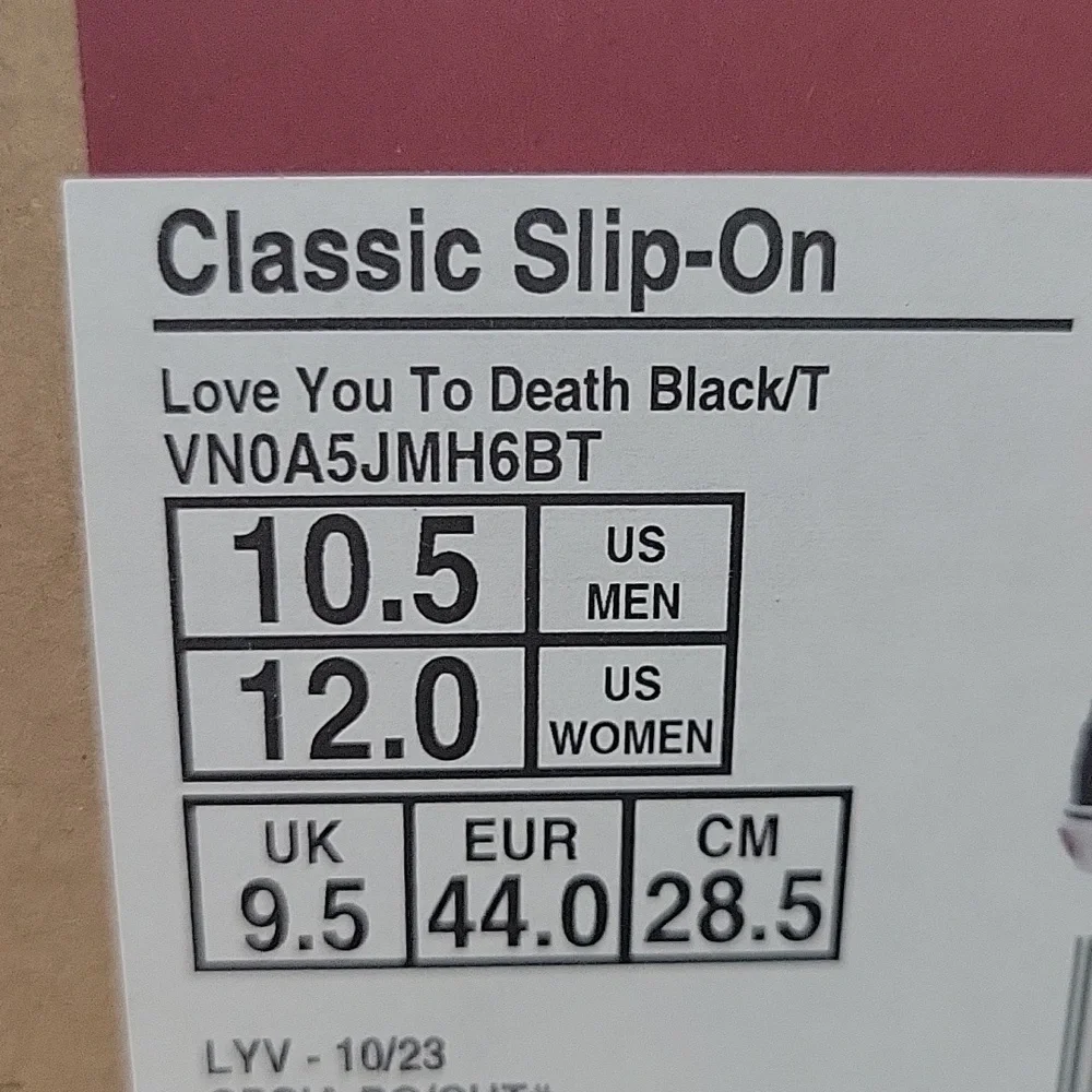 Van's classic slip on Brand new in the box authentic uper textile. - Picture 10 of 10